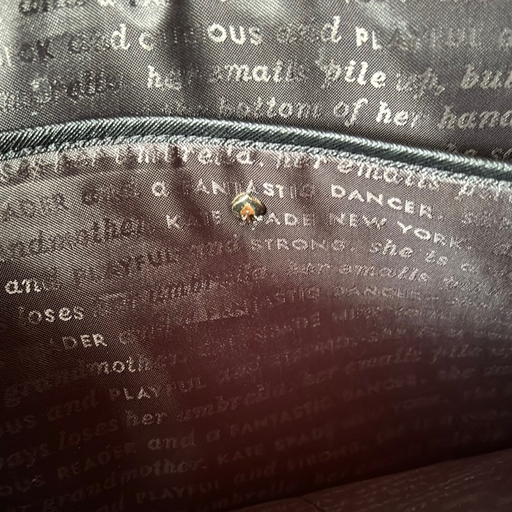 Kate Spade Black and White Laptop Bag - Picture 3 of 9